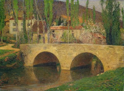 Hamlet pela ponte de Henri Martin