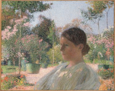 No Jardim, ca 1904. de Henri Martin