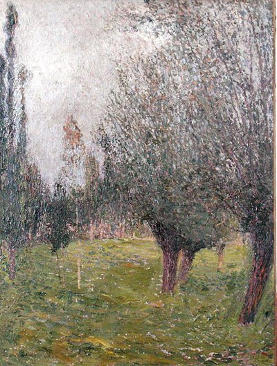Paisagem com árvores (óleo sobre tela) de Henri Martin