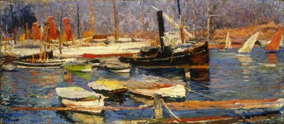 O porto de Marselha, 1904-1918 de Henri Martin