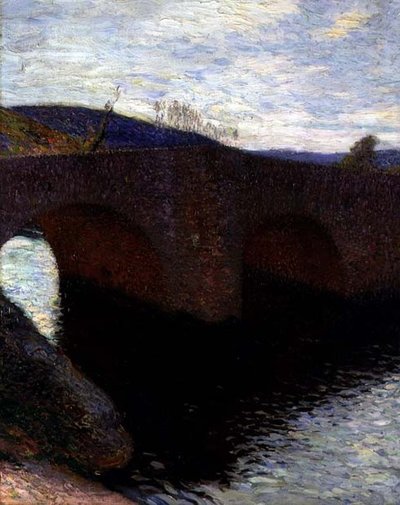 A Ponte (óleo sobre tela) de Henri Martin