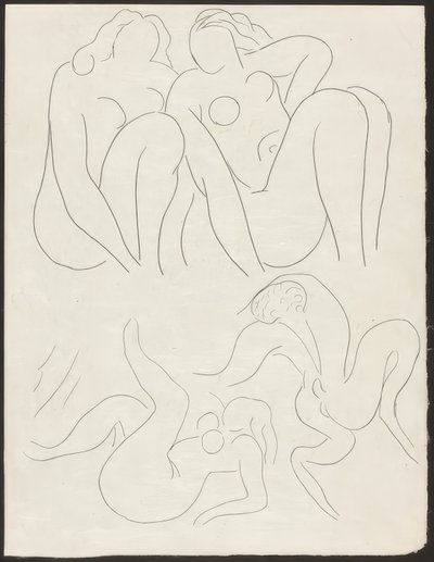 Um Fauno à Tarde, prato quinze de Poesies de Mallarmé de Henri Matisse
