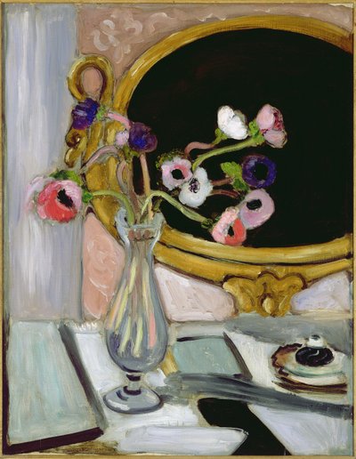 Anémona e espelho de Henri Matisse
