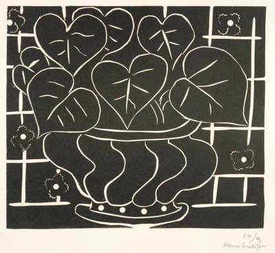 Taça de begónias I de Henri Matisse