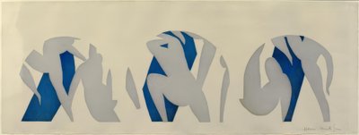A dança, cinzento, azul, branco de Henri Matisse