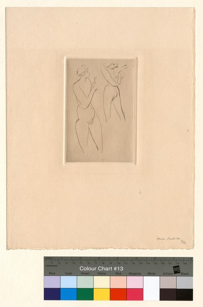 Duas figuras - Academias de Henri Matisse