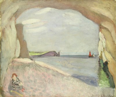Etretat, a Vela Vermelha (pintura) de Henri Matisse