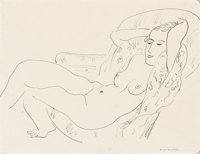 Nu feminino, braços levantados de Henri Matisse
