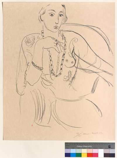 Mulher com colar de Henri Matisse