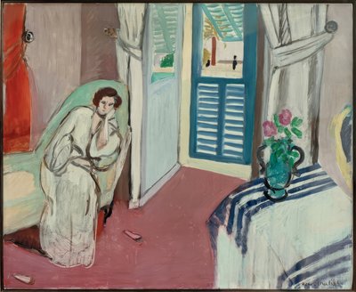 Mulher no sofá de Henri Matisse
