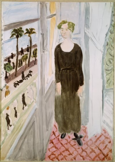 Mulher à janela, Nice de Henri Matisse