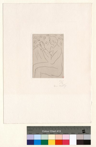 Figura a ler de Henri Matisse