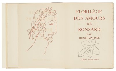 Uma seleção de Amours de Ronsard de Henri Matisse