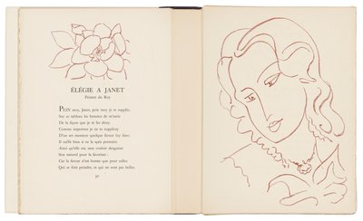 Uma seleção de Amours de Ronsard de Henri Matisse