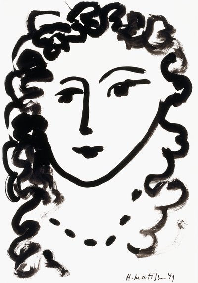Cabeça de mulher de Henri Matisse
