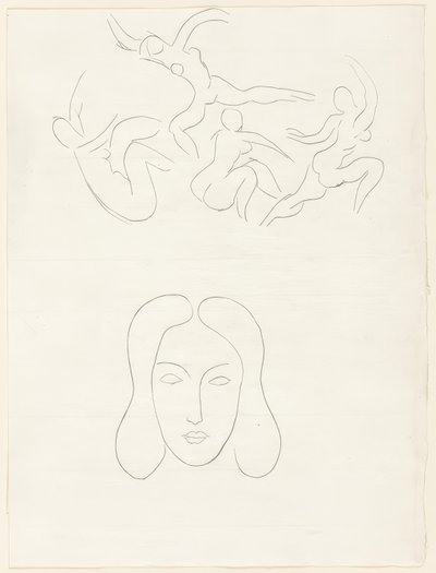 Hérodiade, Scène lV, placa treze de Poesies de Mallarmé de Henri Matisse