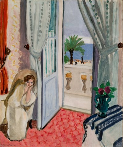 Interior em Nice, c.1919 (óleo sobre tela) de Henri Matisse