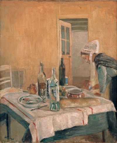A empregada de mesa bretã de Henri Matisse