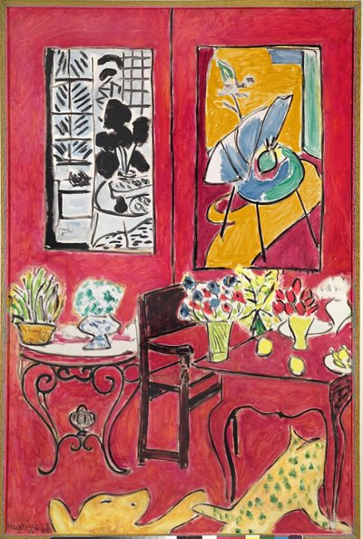 Interior vermelho grande de Henri Matisse