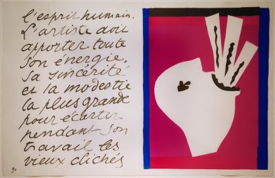 O engolidor de espadas de Henri Matisse