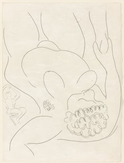 Le Pitre Châtié, prato quatro de Poesies de Mallarmé de Henri Matisse