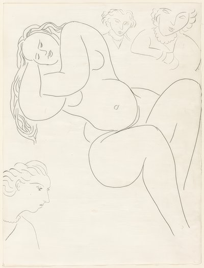 Le Sonneur, prato oito de Poesies de Mallarmé de Henri Matisse