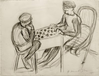 Jogadores de damas de Henri Matisse