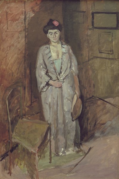 Madame Matisse en Japonaise (A senhora japonesa) 1901 (óleo sobre tela) de Henri Matisse