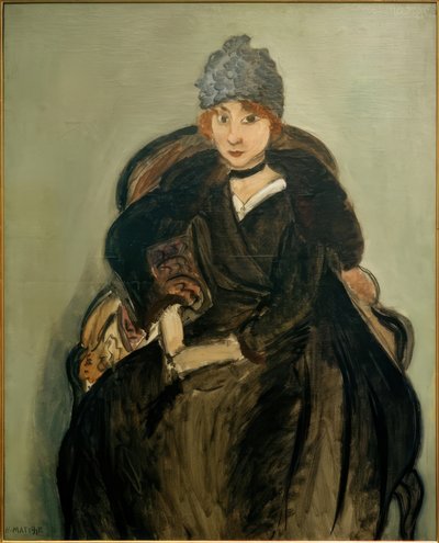 Margarida com um chapéu azul de Henri Matisse