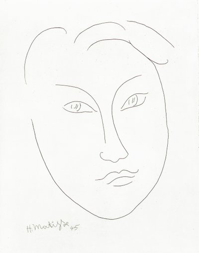 Máscara de um rapaz de Henri Matisse