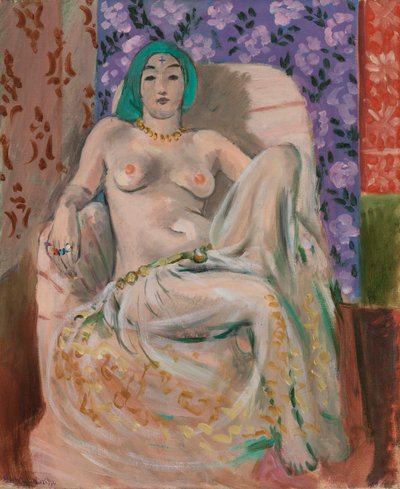 Mulher Moura (O Joelho Levantado) de Henri Matisse