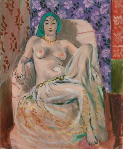 Mulher moura (O joelho levantado) de Henri Matisse