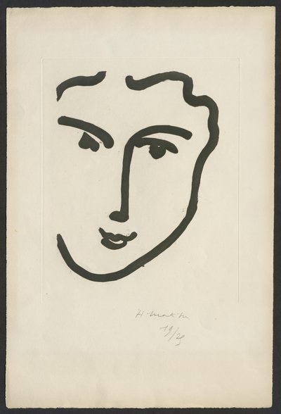 Nadia com o sorriso alegre de Henri Matisse