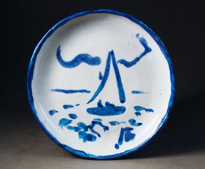 Taça com tema náutico de Henri Matisse