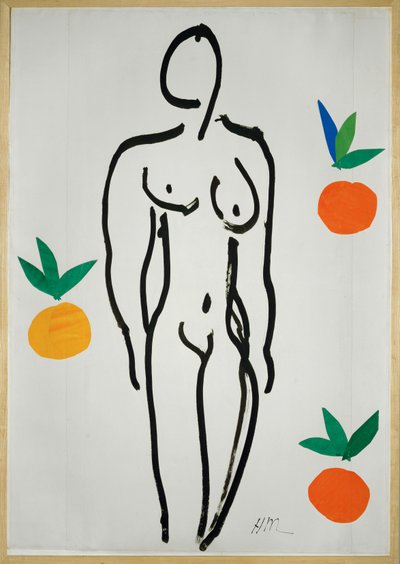 Nudez com laranjas de Henri Matisse