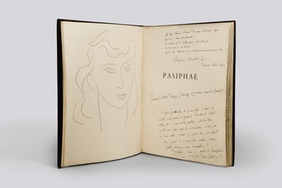 Pasiphaé. Canto de Minos (os Crétois)" de Henry Millon Montherlant de Henri Matisse