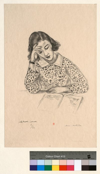 Pequena leitora de Henri Matisse