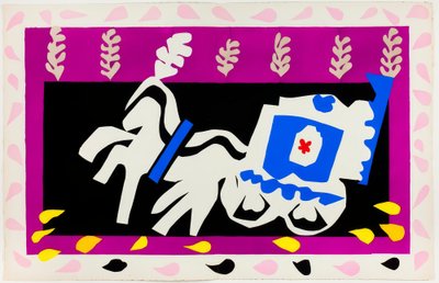 O funeral de Pierrot, de Jazz de Henri Matisse