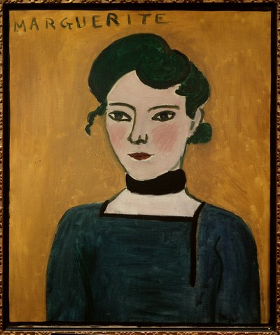 Retrato de Margarida 1907 (óleo sobre tela) de Henri Matisse