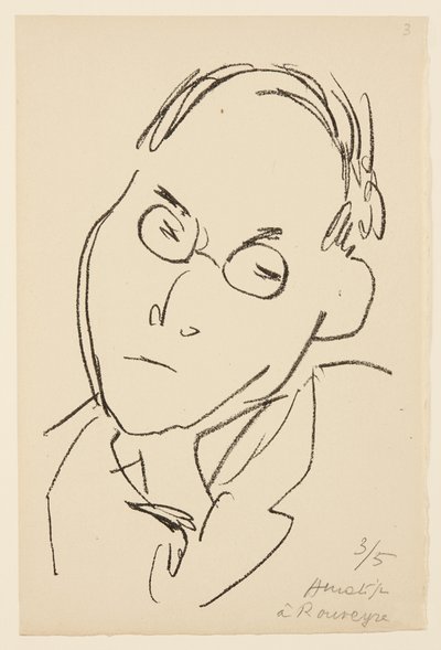 Retrato de Paul Léautaud de Henri Matisse