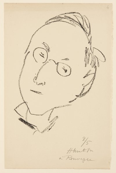 Retrato de Paul Léautaud de Henri Matisse