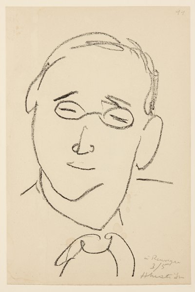 Retrato de Paul Léautaud de Henri Matisse