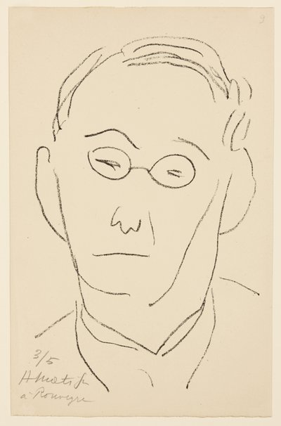 Retrato de Paul Léautaud de Henri Matisse