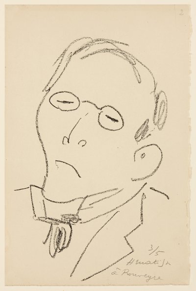 Retrato de Paul Léautaud de Henri Matisse
