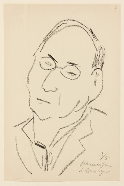 Retrato de Paul Léautaud de Henri Matisse