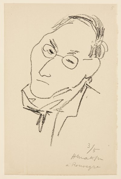 Retrato de Paul Léautaud de Henri Matisse