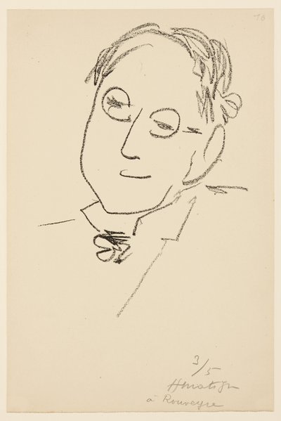 Retrato de Paul Léautaud de Henri Matisse