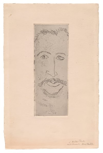 Retrato de Walter Pach de Henri Matisse