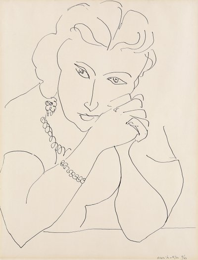Retrato de uma mulher de Henri Matisse