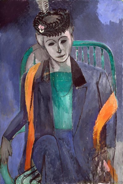 Retrato da mulher do artista de Henri Matisse